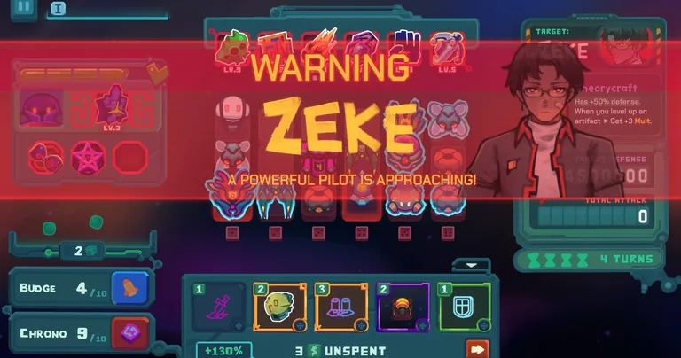 Dicevaders gameplay - alien invaders and dice on the battle grid
